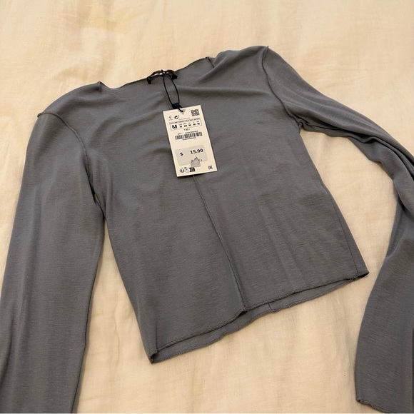 Zara long sleeve in blue - medium - Picture 2 of 4